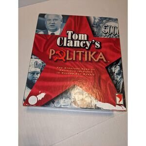Vtg 1997 Red Storm Entertainment Tom Clancy's Politika Game Political Intrigue